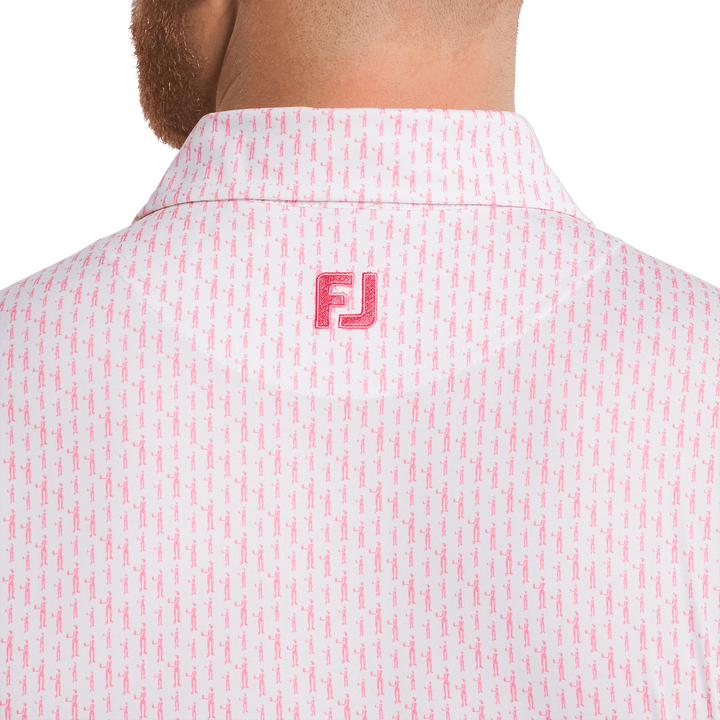 FootJoy CA Figure Print Lisle Men's Polo