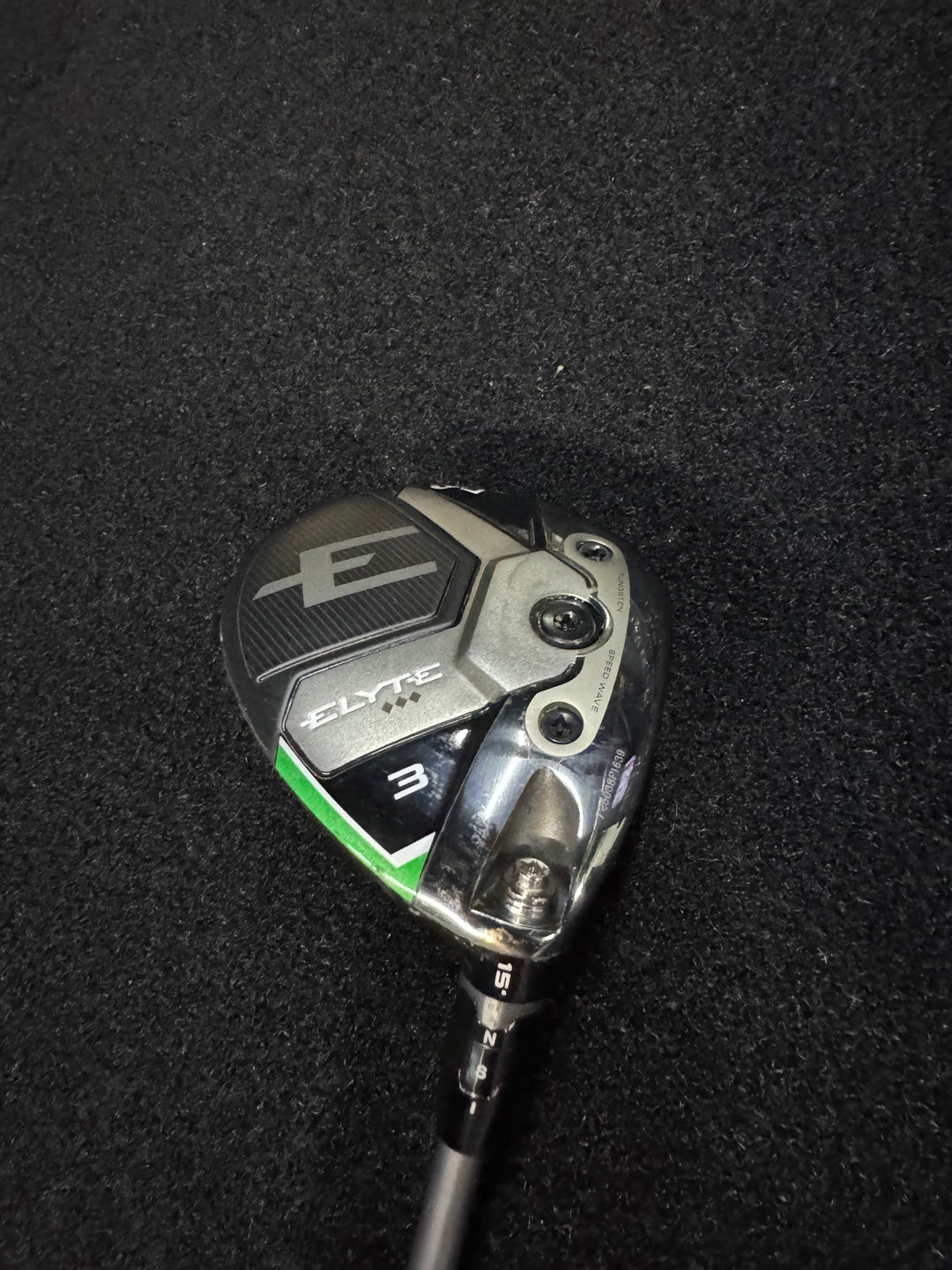 Callaway Elyte Triple Diamond Fairway Wood-15 Degree-  Right Hand- Denali Charcoal 60 6.0