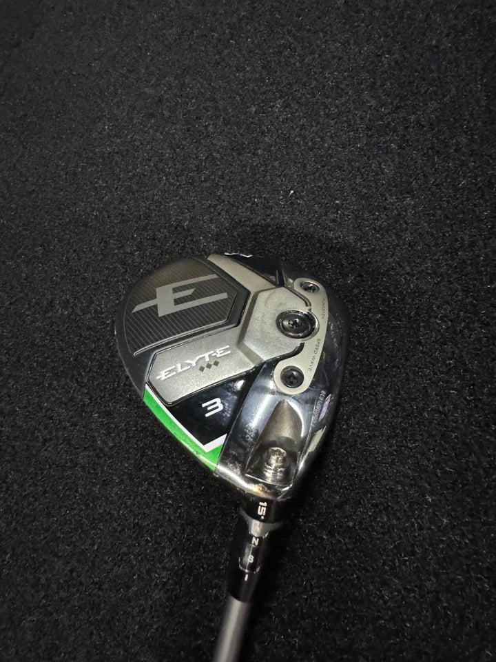 Callaway Elyte Triple Diamond Fairway Wood-15 Degree-  Right Hand- Denali Charcoal 60 6.0