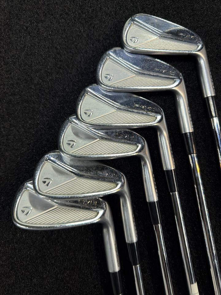 Demo Taylormade P7MC irons 5-PW With modus 120 Stiff Steel Shafts