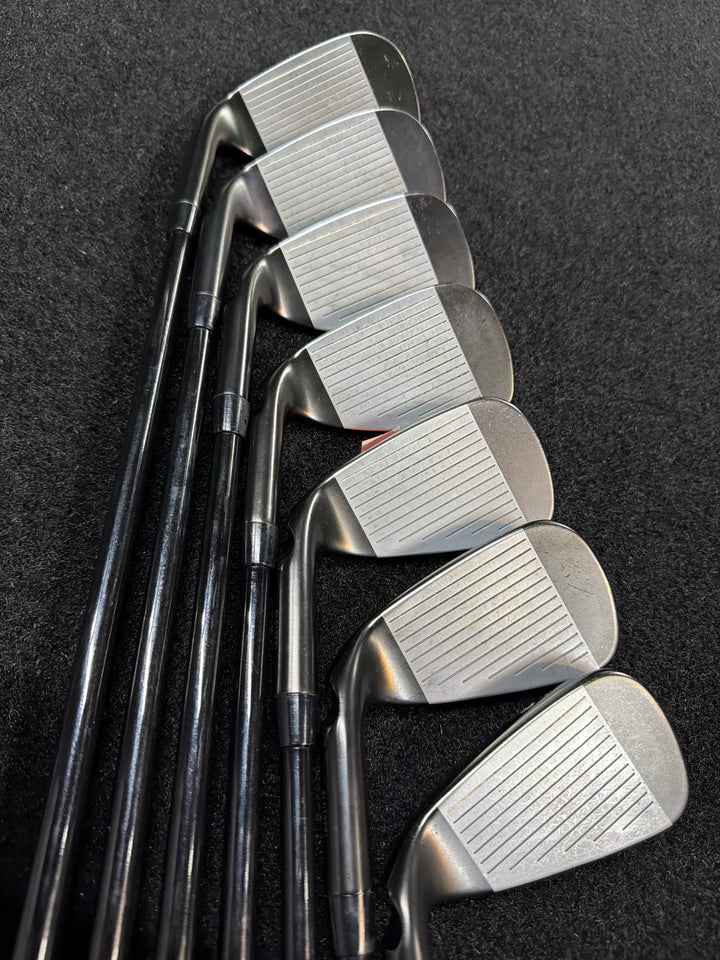 Demo Ping G710 Black Out Irons With Graphite Shafts 5-W + UW