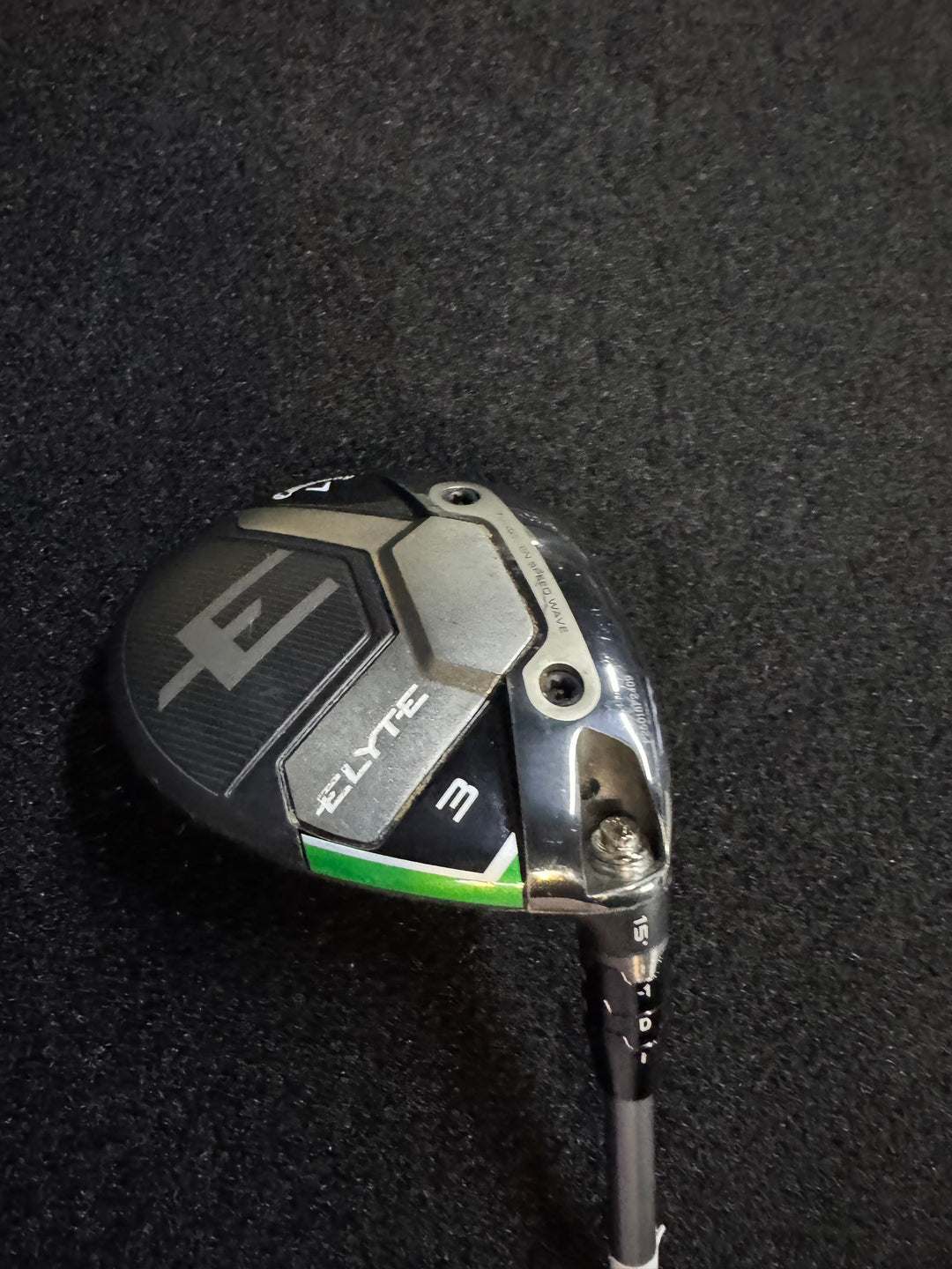 Callaway Elyte Fairway Wood-15 Degree-  Right Hand- Denali Charcoal 60 5.5