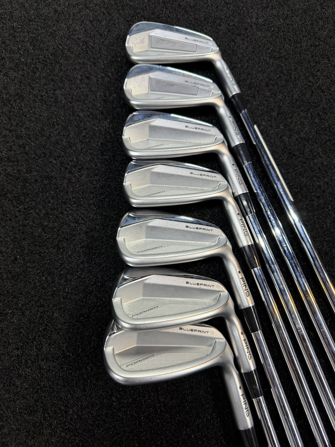 Demo Ping Blueprint S Irons With Steel Shafts 4-PW DG 120 Stiff