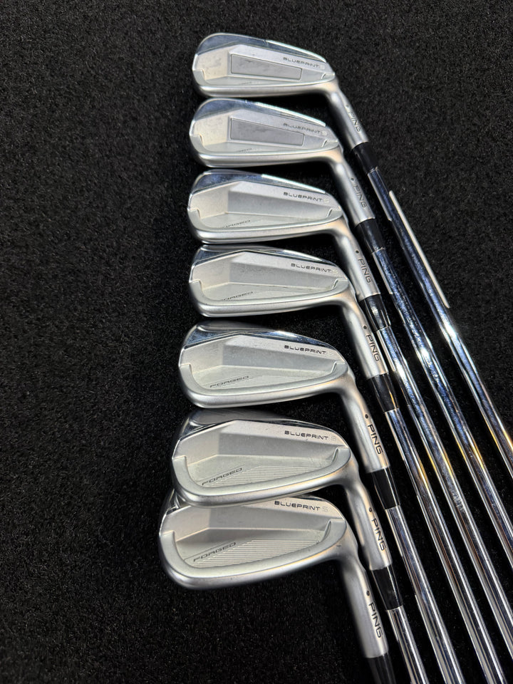 Demo Ping Blueprint S Irons With Steel Shafts 4-PW DG 120 Stiff