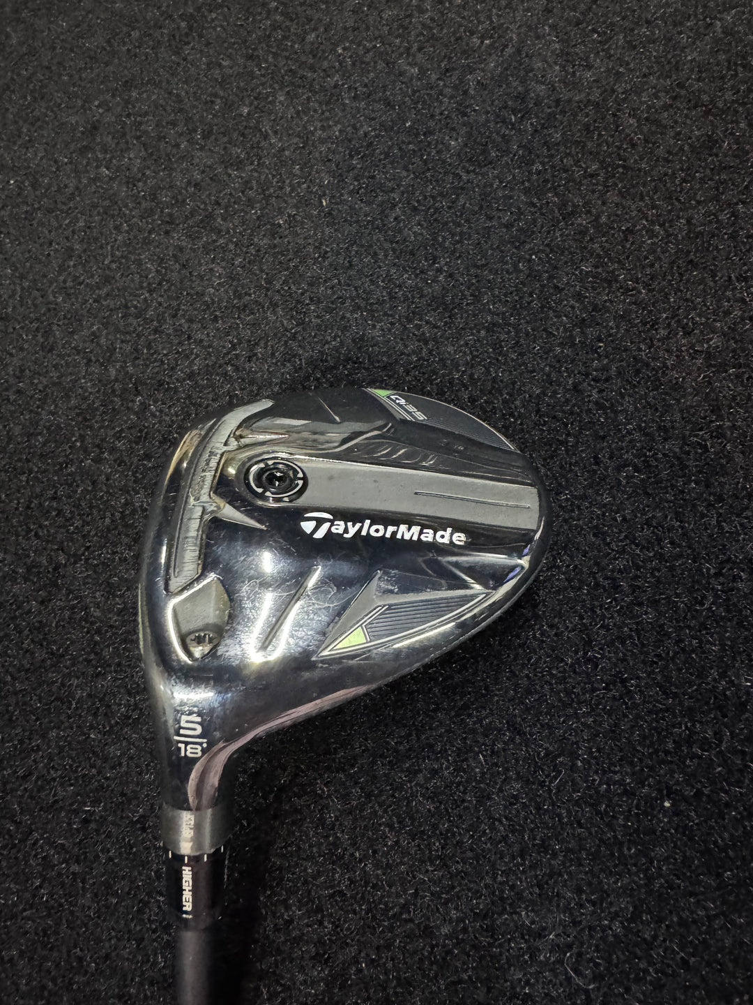 Demo TaylorMade Qi35 Fairway Wood- 18 Degree- Left Hand- Kai'li Blue 75 S