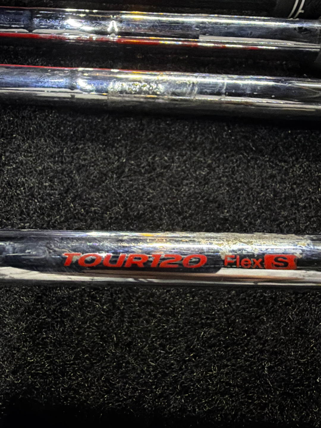 Demo Taylormade P7MC irons 5-PW With modus 120 Stiff Steel Shafts