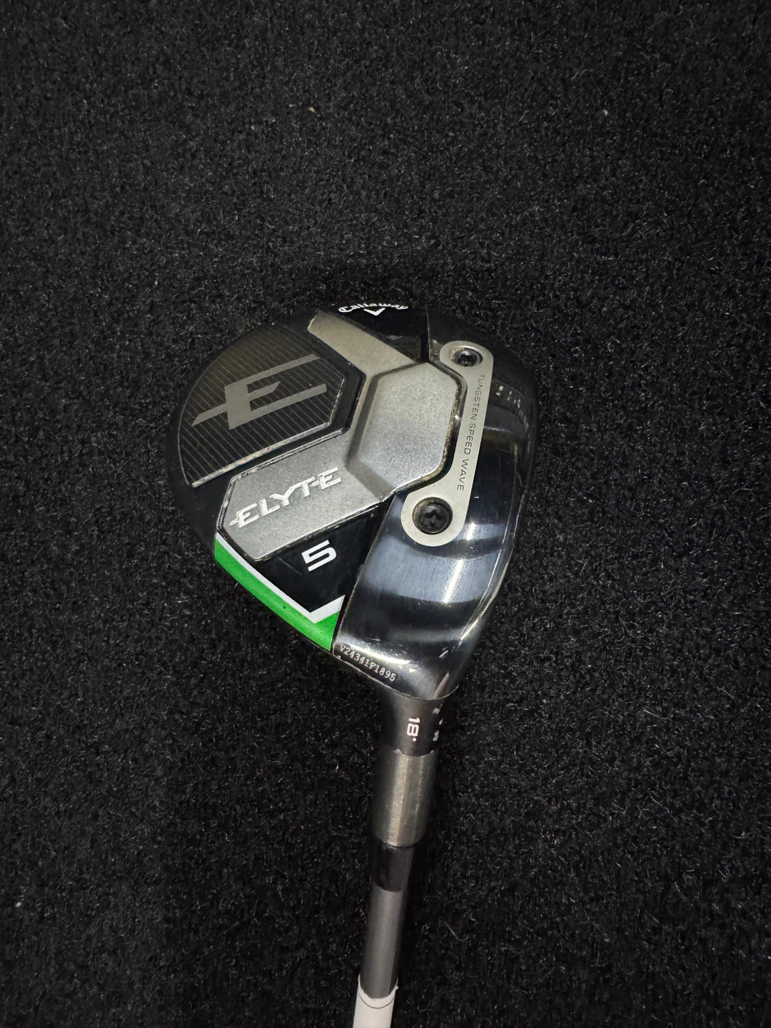 Callaway Elyte Fairway Wood-18 Degree-  Right Hand- Denali Charcoal 60 5.5