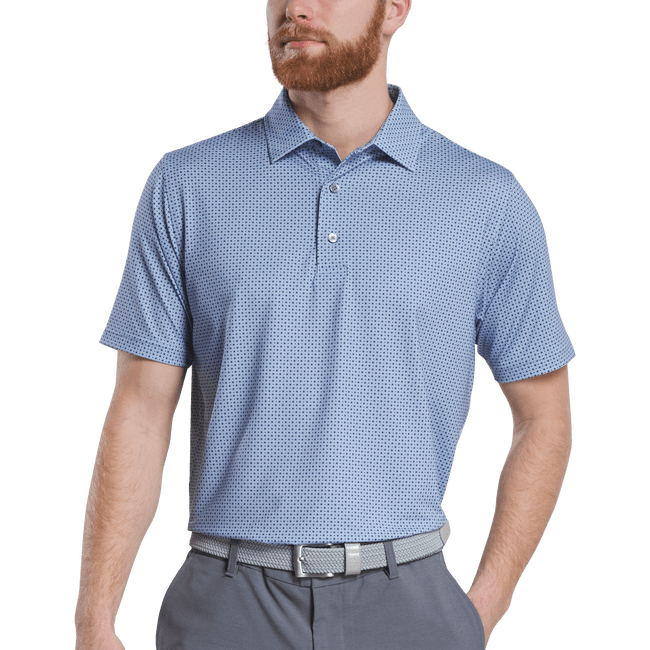 FootJoy CA Dot Geo Print Men's Polo