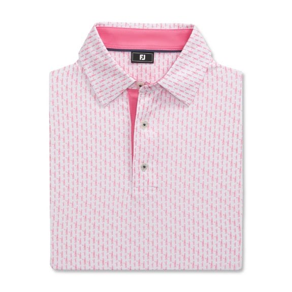 FootJoy CA Figure Print Lisle Men's Polo