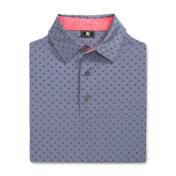 FootJoy CA Flower Bud Foulard Men's Polo