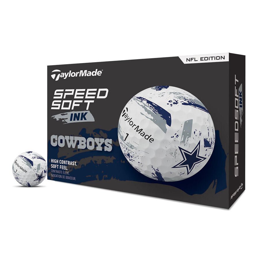 TaylorMade SpeedSoft Ink NFL Golf Balls