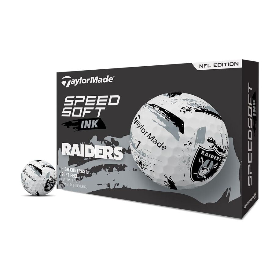 TaylorMade SpeedSoft Ink NFL Golf Balls