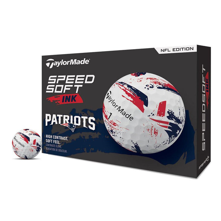 TaylorMade SpeedSoft Ink NFL Golf Balls