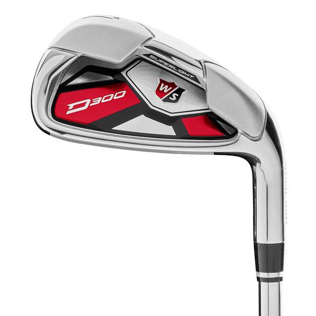Wilson D300 SuperLite 4H 5-PW Combo Iron Set with Steel Shafts