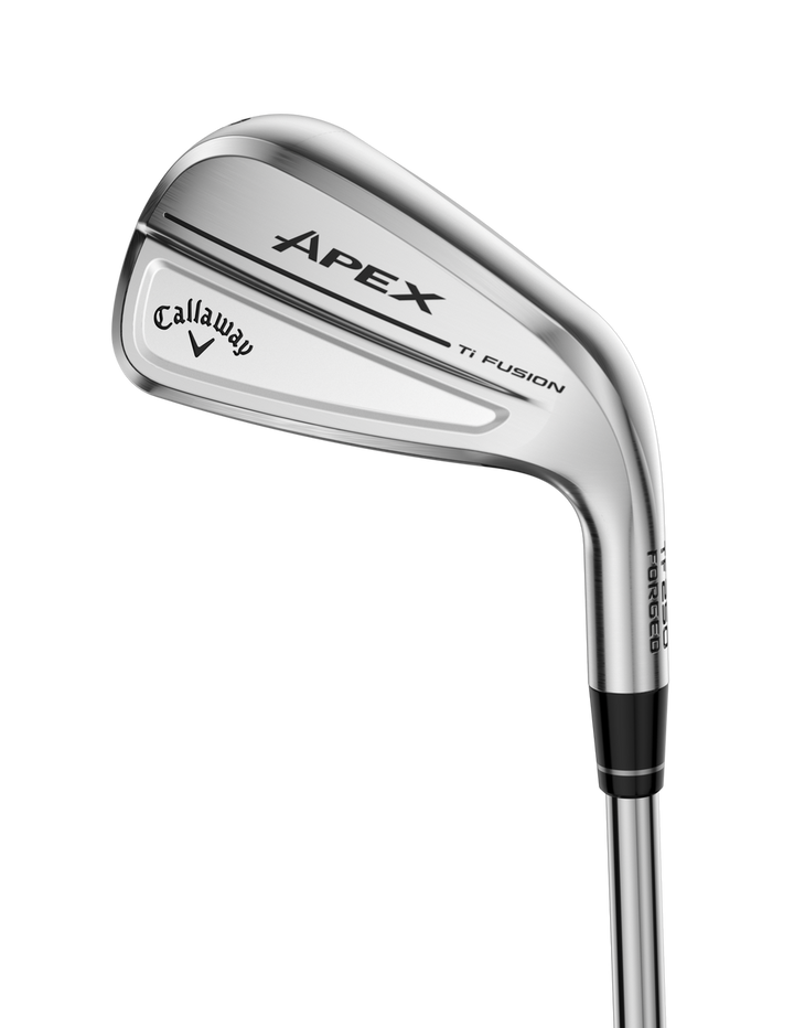 Callaway Apex Ti Fusion 250 Plated Iron Set with Graphite Shafts