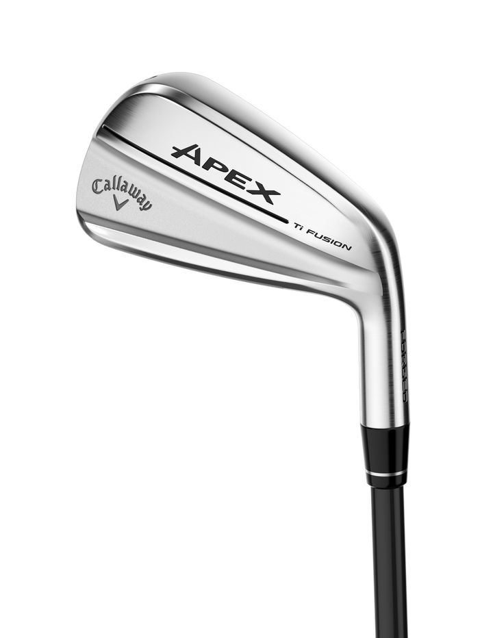 Callaway Apex Ti Fusion Plated Iron Set with Steel Shafts