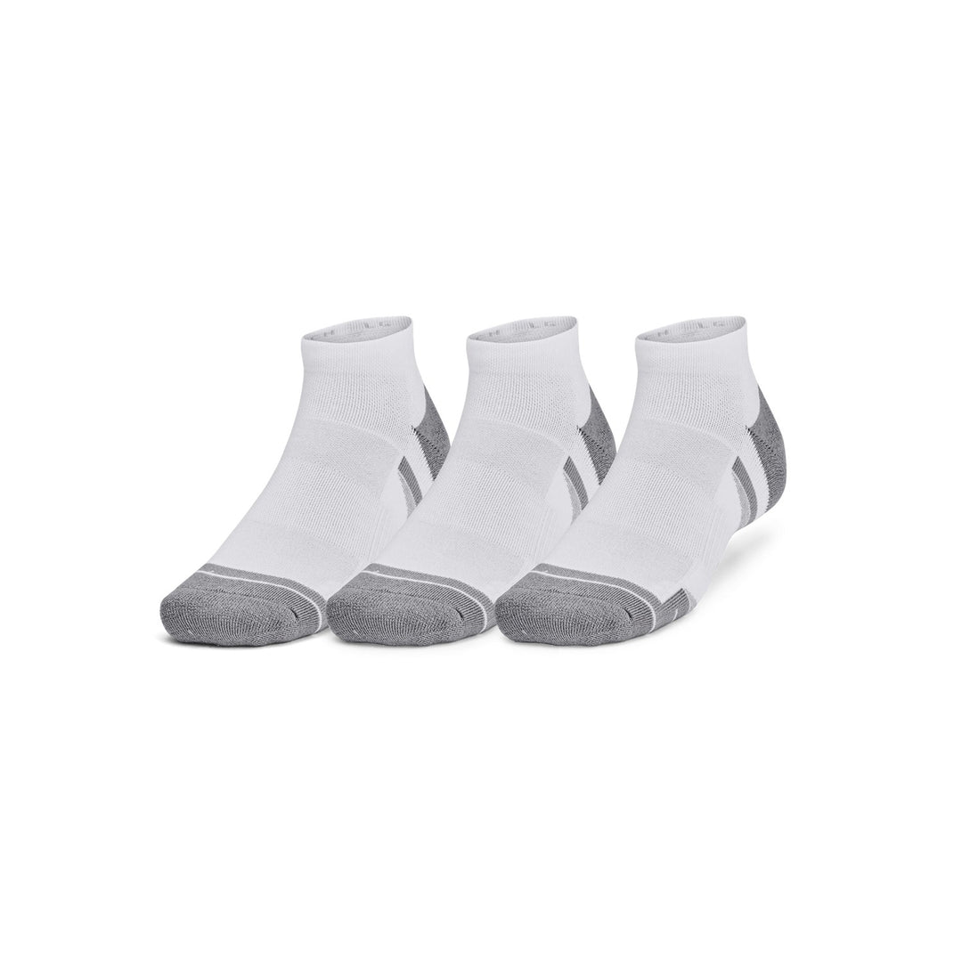 UA Performance Tech™ Unisex 3-Pack Low Cut Socks - White Pack