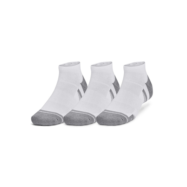 UA Performance Tech™ Unisex 3-Pack Low Cut Socks - White Pack