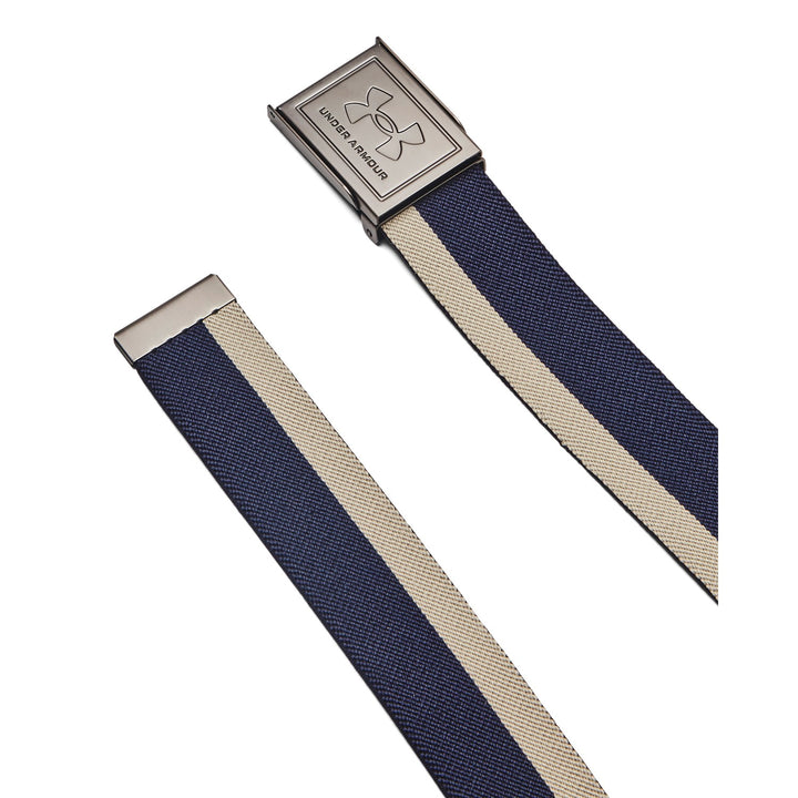 UA Drive Stretch Webbing Men's Belt - Midnight Navy Back
