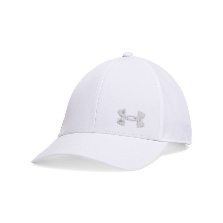 UA Drive Low Storm Men's Stretch Fit Cap - White