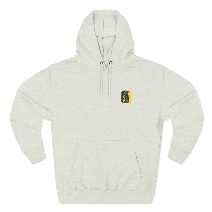 Cozy Three-Panel Fleece Hoodie for Everyday Comfort, Graphic Sweatshirt, Casual Fall Fashion, Gift for Him or Her, Relaxed Style
