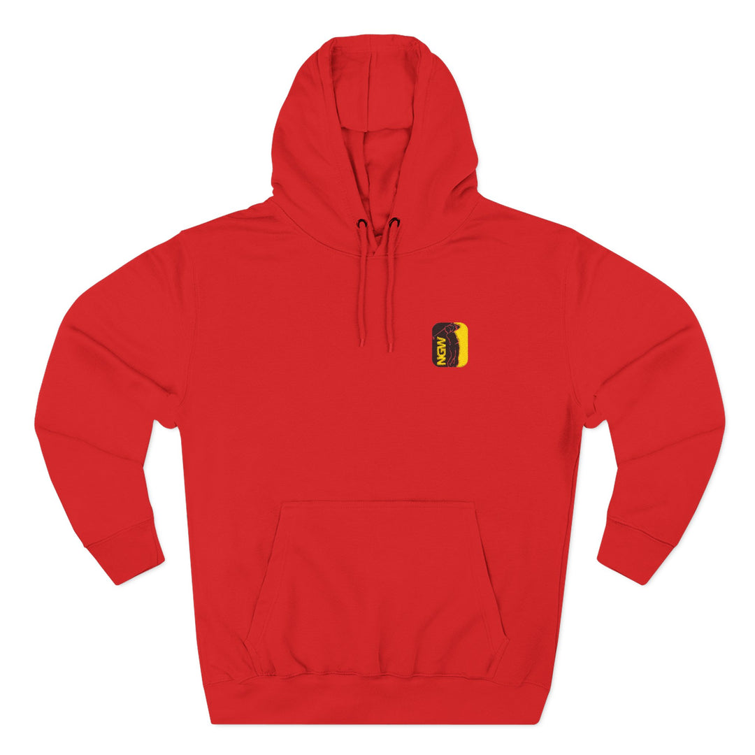 Cozy Three-Panel Fleece Hoodie for Everyday Comfort, Graphic Sweatshirt, Casual Fall Fashion, Gift for Him or Her, Relaxed Style