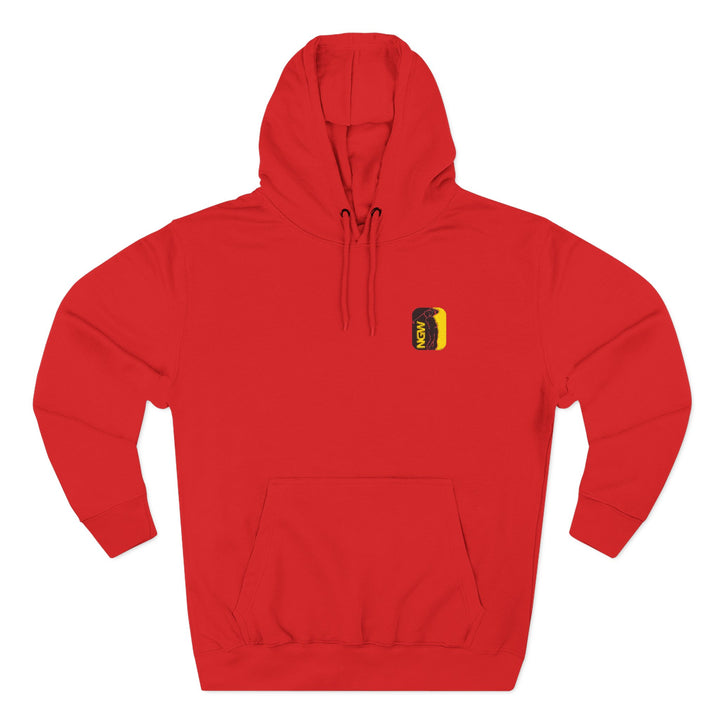 Cozy Three-Panel Fleece Hoodie for Everyday Comfort, Graphic Sweatshirt, Casual Fall Fashion, Gift for Him or Her, Relaxed Style