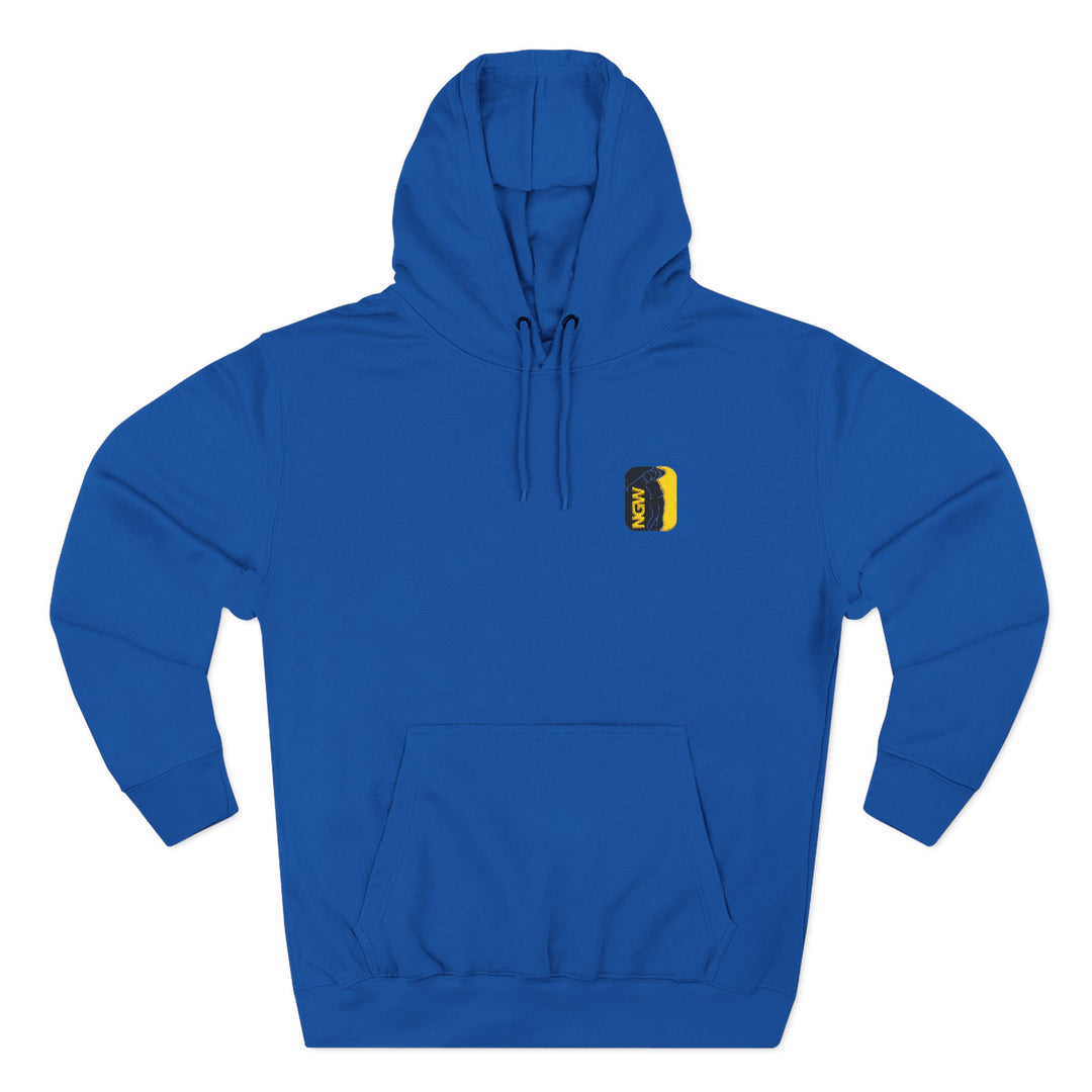 Cozy Three-Panel Fleece Hoodie for Everyday Comfort, Graphic Sweatshirt, Casual Fall Fashion, Gift for Him or Her, Relaxed Style