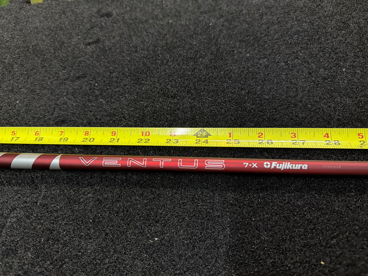 Demo Driver Shaft Ventus Velecore+ Red 7X 44.5” RH Taylormade Tip Mcc+4 STD grip
