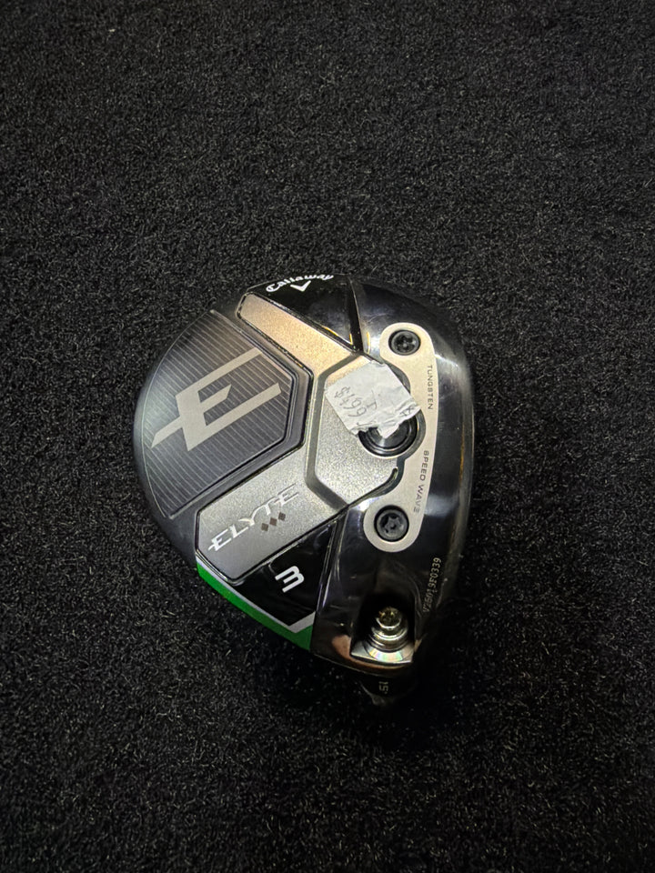 Demo (Head Only) Callaway Elyte triple diamond 15’ RH fairway