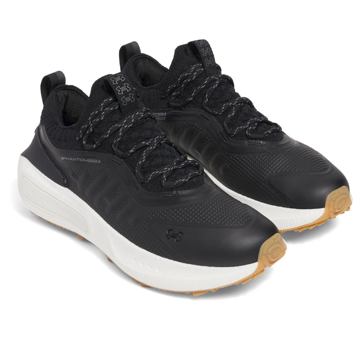 UA Phantom Fore Men's Golf Shoes - Black Pair