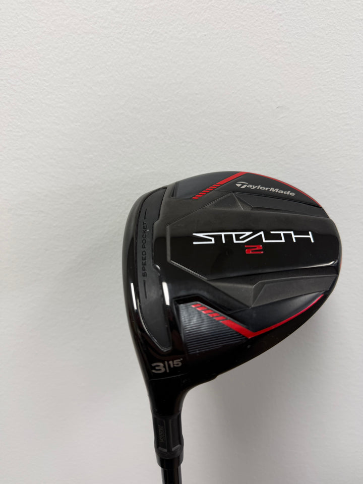 Demo Taylormade Stealth 2 Left Handed Fairway Wood with Ventus TR 5R