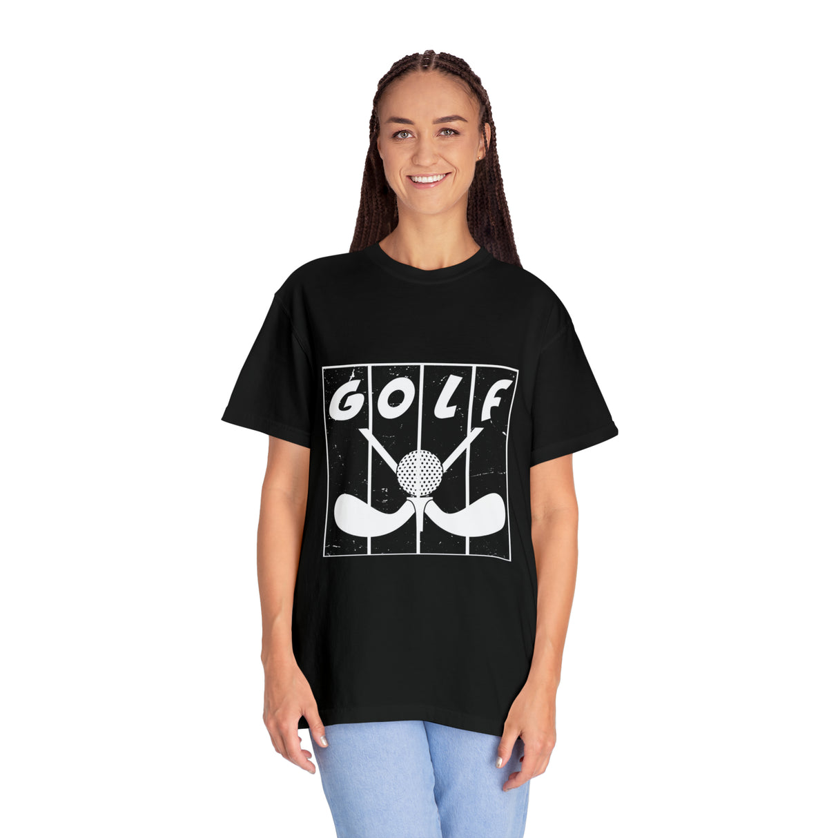 GOLF BOARD B/W Garment-Dyed T-shirt