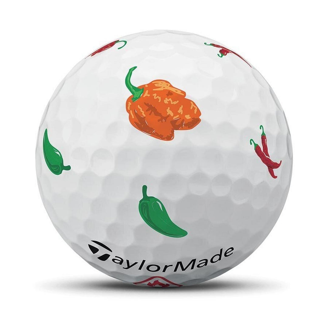 Taylormade Hot Peppers TP5x pix Limited Edition Golf Balls