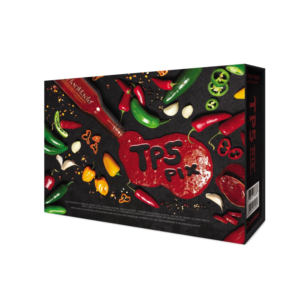 Taylormade Hot Peppers TP5 pix Limited Edition Golf Balls