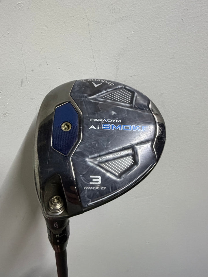 Demo Callaway Paradym Ai Smoke Max D Fairway Wood - 3W 15° Regular LH