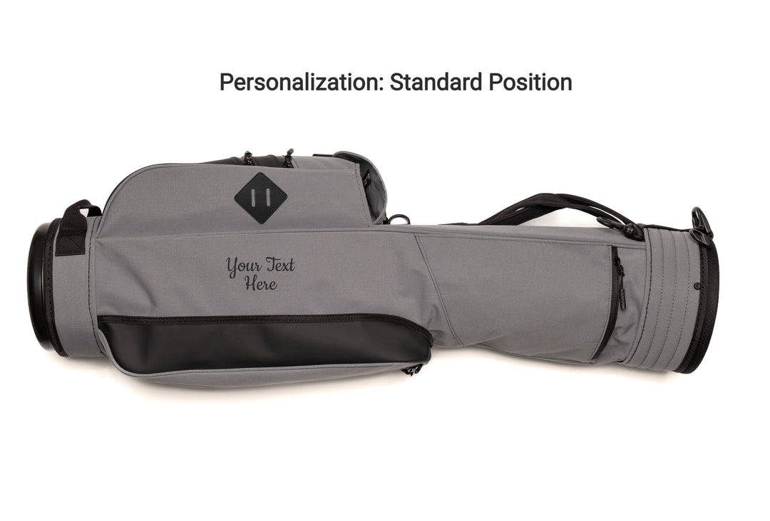 Jones Utility Rover R-Series Lightweight Charcoal Golf Carry Bag - Durable Recycled Fabric