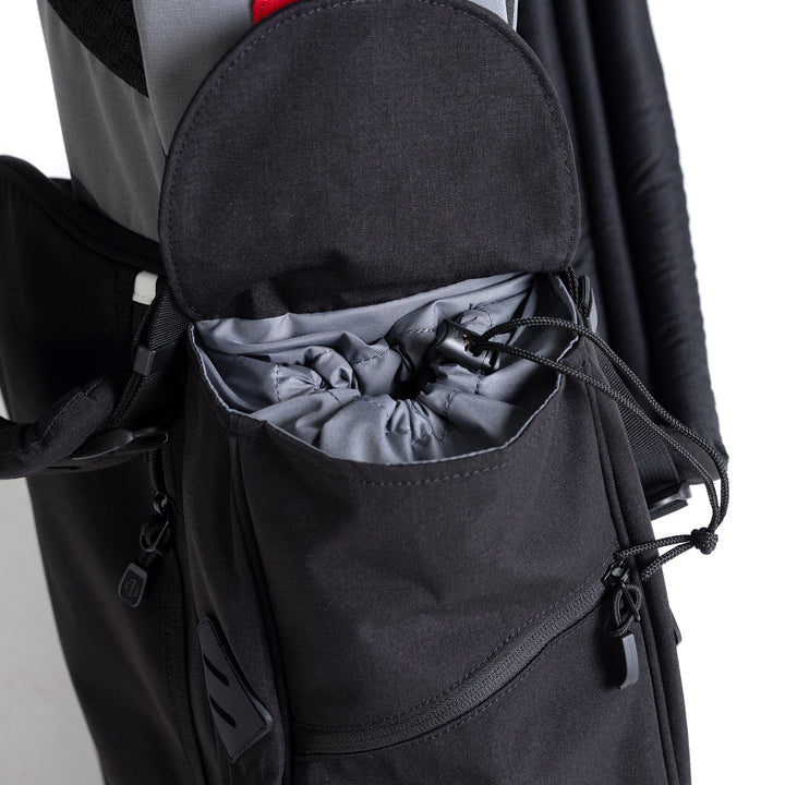 Rover Advanced Golf Stand Bag - Lightweight, Durable, Dual Strap System, Charcoal/Black/Red
