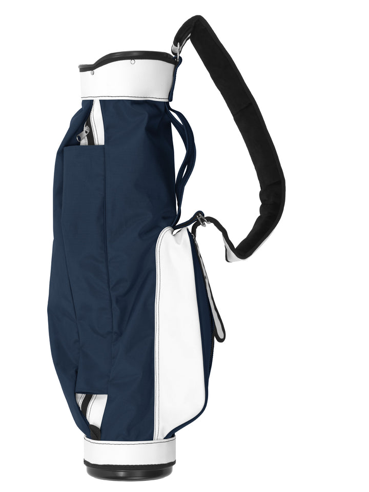 Jones Original Lightweight Golf Carry Bag - Navy/White, Durable, Water-Resistant