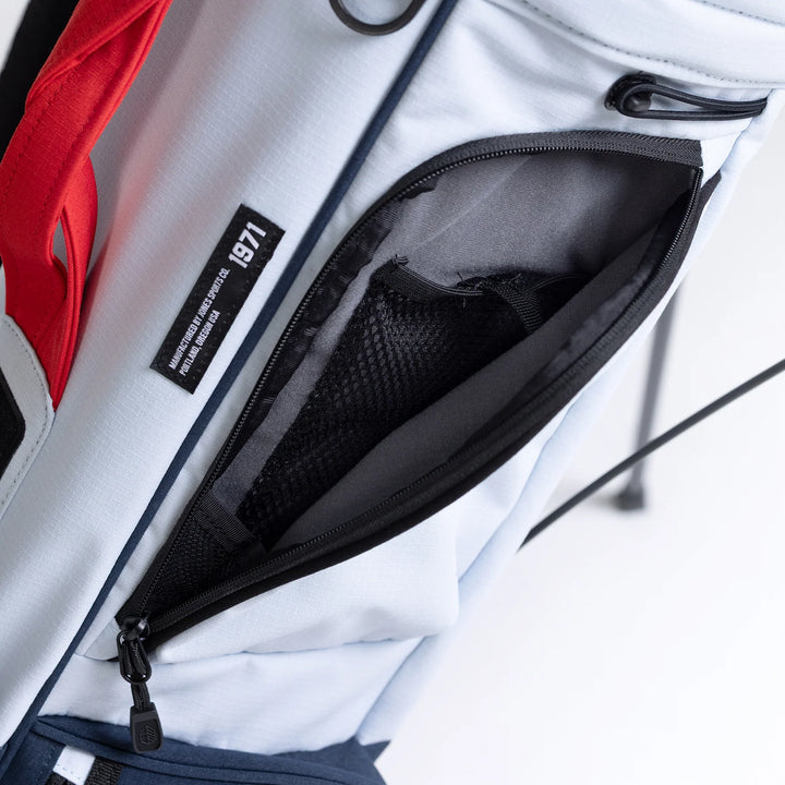 Jones Rover Stand Golf Bag - Soft Blue/Navy, Ultralight with Dual Strap System