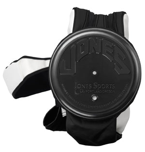 Jones Original Canadian Edition Golf Bag - Lightweight Black/White Carry Stand