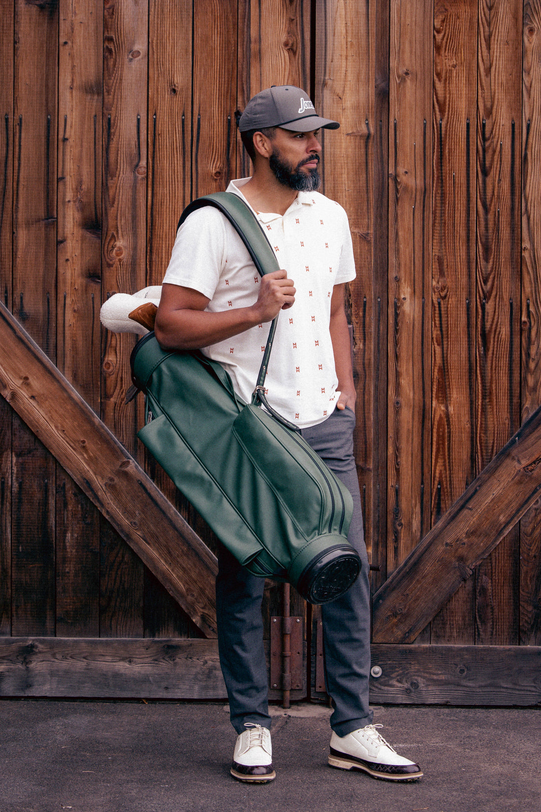 Jones Original Heritage Edition Evergreen Vegan Leather Golf Carry Bag