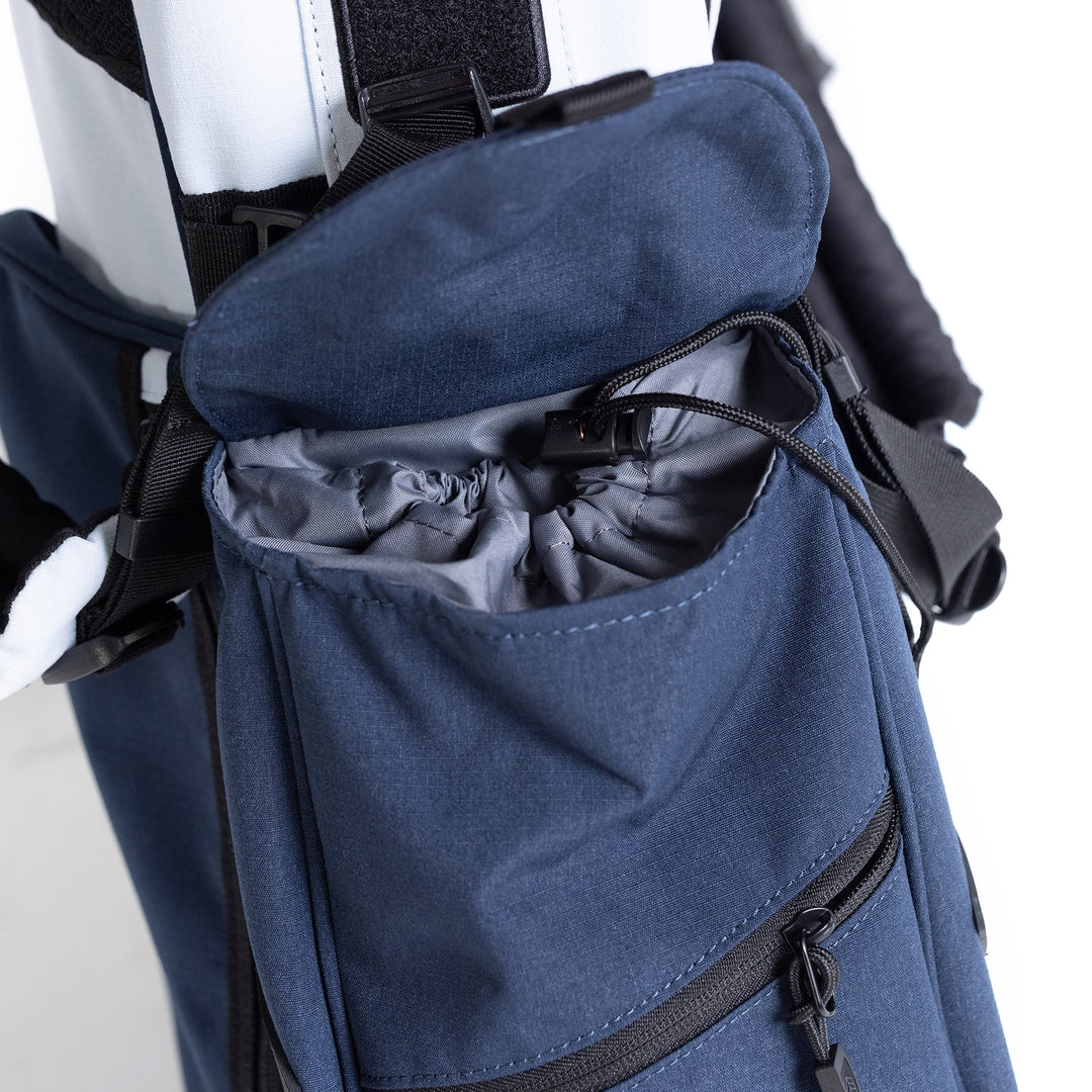 Jones Rover Bag Jones Rover Stand Golf Bag - Soft Blue/Navy, Ultralight with Dual Stra ...