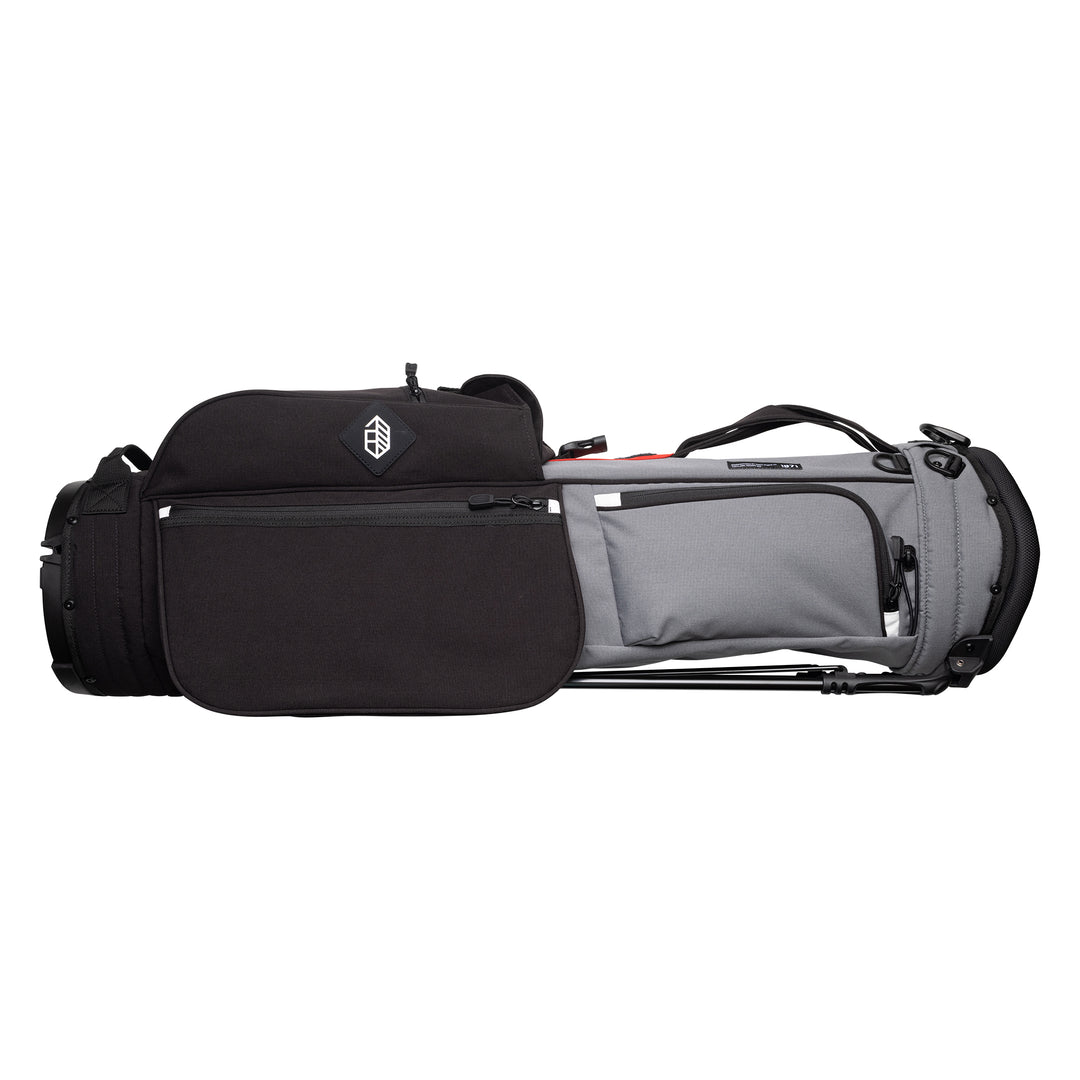 Rover Advanced Golf Stand Bag - Lightweight, Durable, Dual Strap System, Charcoal/Black/Red