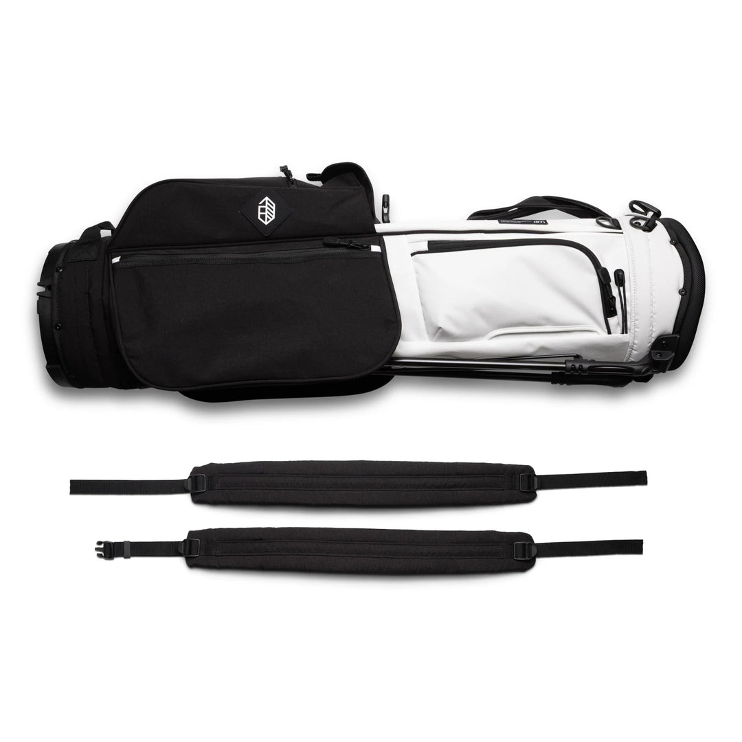 Jones Rover Golf Stand Bag - White/Black