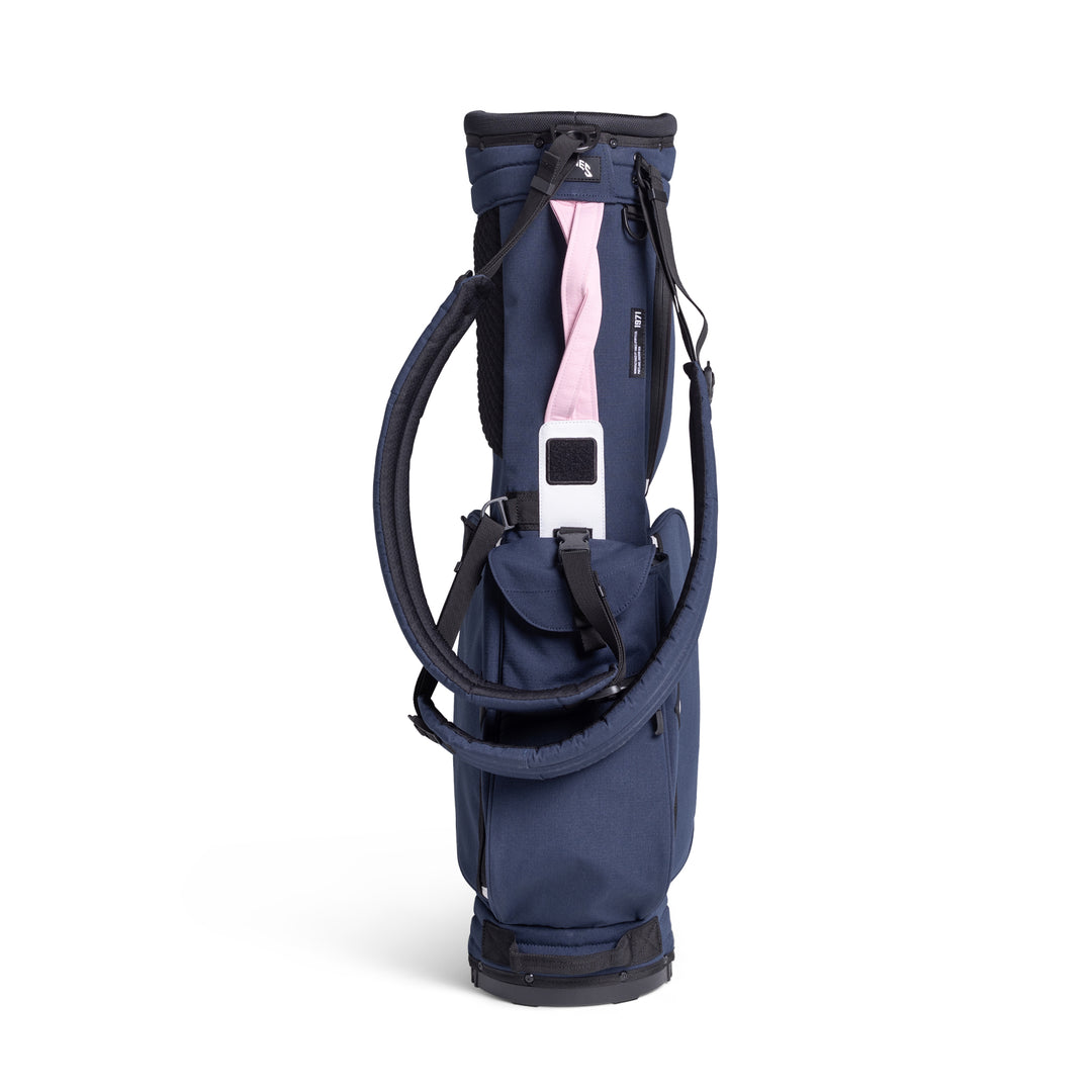 Hathway Stewart Rover Golf Stand Bag - Lightweight, Durable, Navy/Pink/White