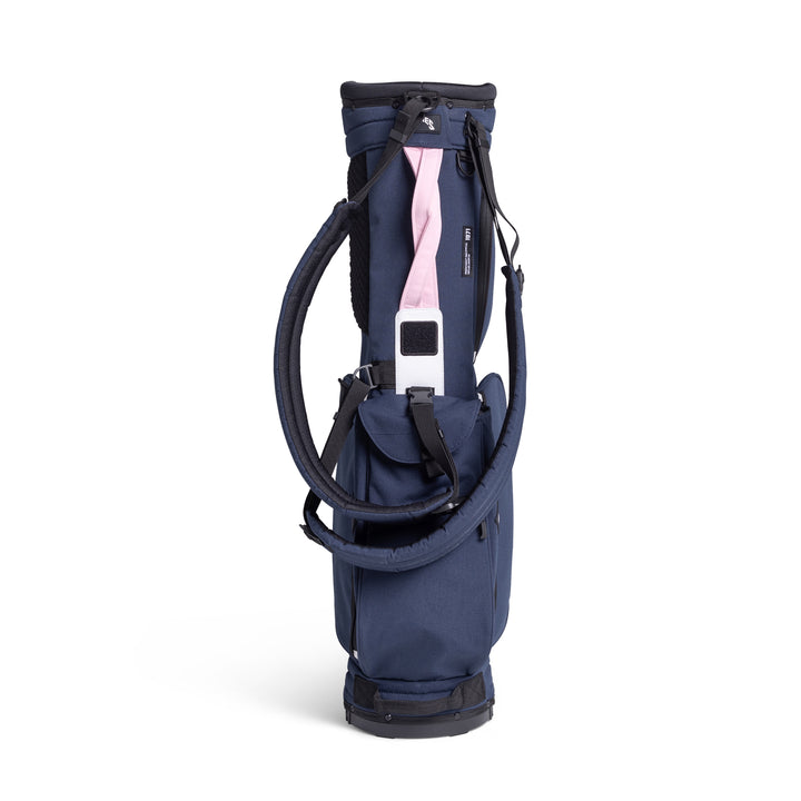 Hathway Stewart Rover Golf Stand Bag - Lightweight, Durable, Navy/Pink/White