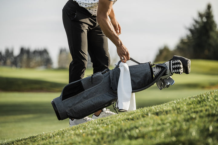 Jones Players Series Ultra-Lightweight Heather Charcoal Golf Stand Bag