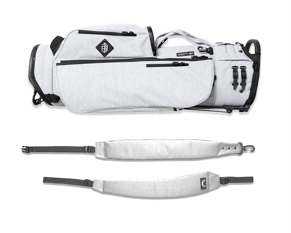 Jones Utility Trouper 2.0-R Sustainable Lightweight Golf Stand Bag - Speckled Grey