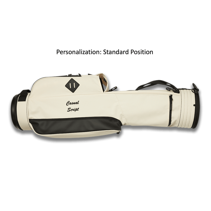 Jones Utility Rover R-Series Recycled Golf Carry Bag - Premium Creme Edition